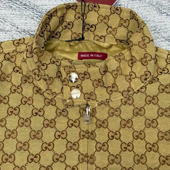 Brown Gucci GG Monogram Track Jacket - Picture 5 of 9